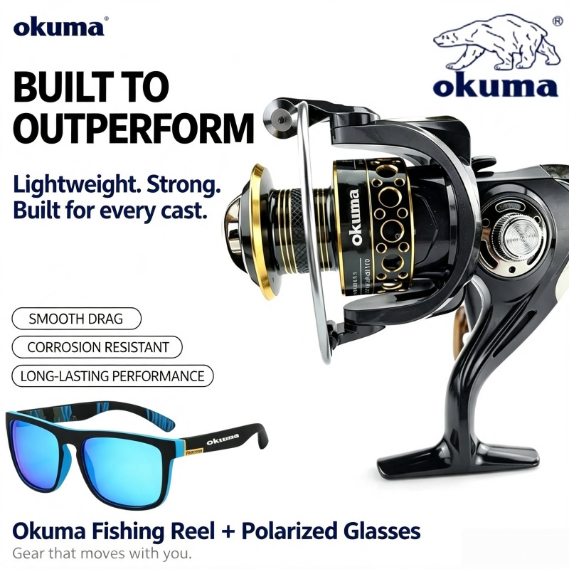 Ice Fishing Reel - Moulinet de pêche OKUMA-Spinning, moulinet de