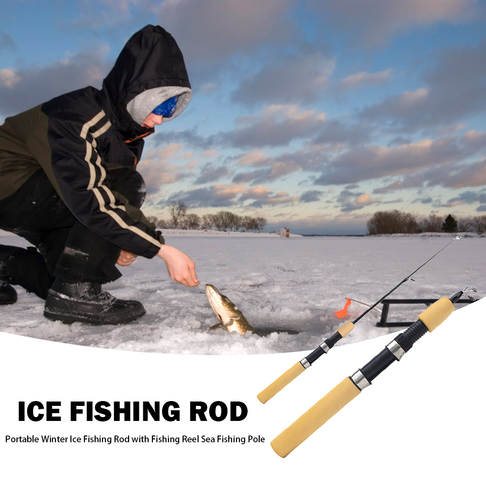 Canne à pêche sur glace portab - Ice Fishing Reel avis et prix