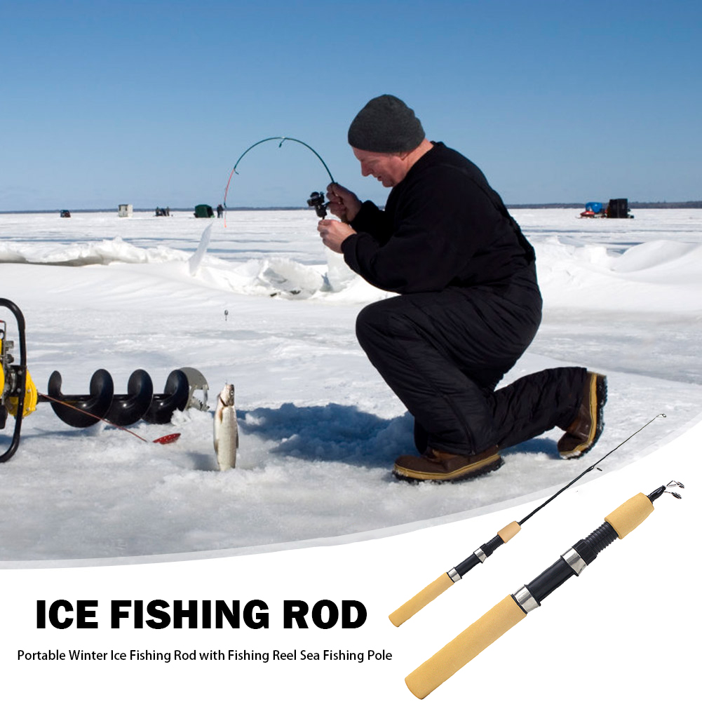 Canne à pêche sur glace portab - Ice Fishing Reel avis et prix